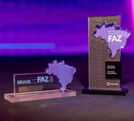 Exibição do prêmio totvs